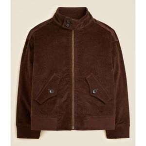 NWT Crewcuts Kids' Harrington Jacket in Corduroy, French Press, Size XXS (2-3)